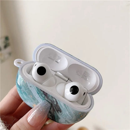 For Huawei FreeBuds Pro3 Marble Pattern PC Case Bluetooth Earphone Protective Cover