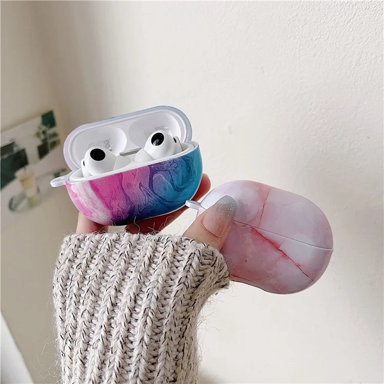For Huawei FreeBuds Pro3 Marble Pattern PC Case Bluetooth Earphone Protective Cover