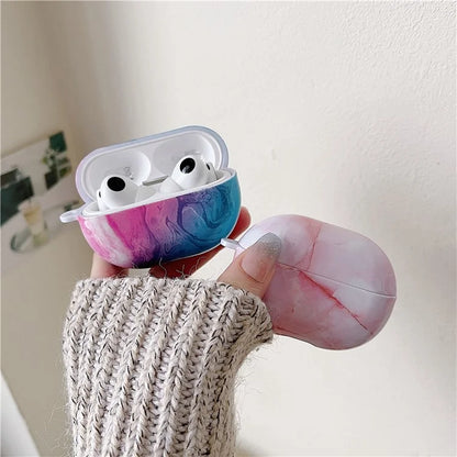For Huawei FreeBuds Pro3 Marble Pattern PC Case Bluetooth Earphone Protective Cover