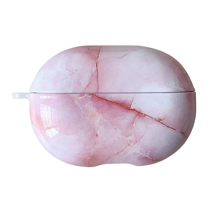 For Huawei FreeBuds Pro3 Marble Pattern PC Case Bluetooth Earphone Protective Cover Pink