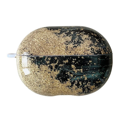 For Huawei FreeBuds Pro3 Marble Pattern PC Case Bluetooth Earphone Protective Cover Gold