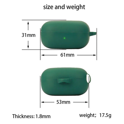 For Samsung Galaxy Buds FE Bluetooth Earphone Cover Anti-Scratch Sleeve Charging Bin Silicone Case with Buckle