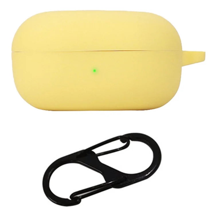 For Samsung Galaxy Buds FE Bluetooth Earphone Cover Anti-Scratch Sleeve Charging Bin Silicone Case with Buckle