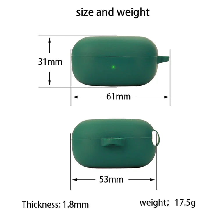 For Samsung Galaxy Buds FE Bluetooth Earphone Cover Anti-Scratch Sleeve Charging Bin Silicone Case with Buckle