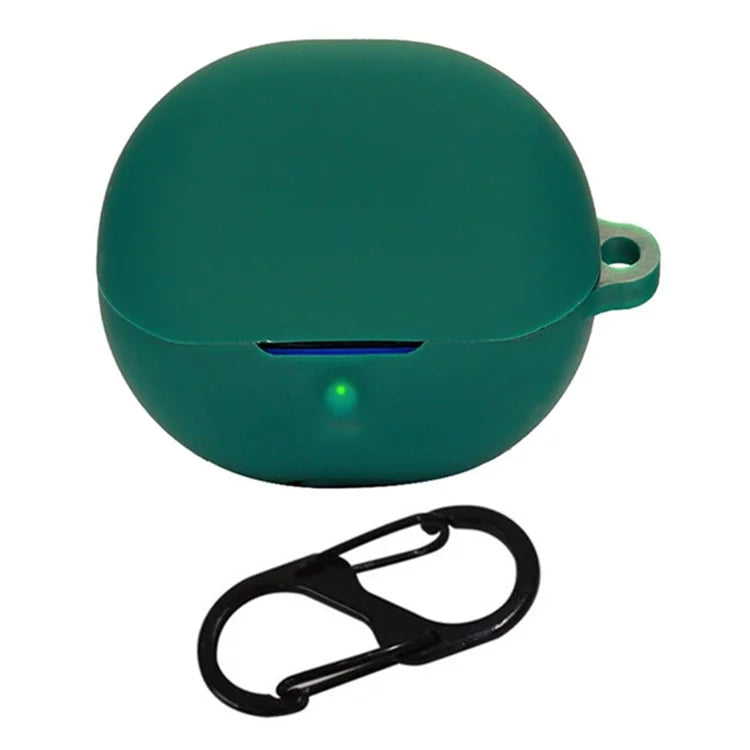 For SoundPEATS Clear Earphone Cover Bluetooth Headset Sleeve Charging Bin Silicone Case with Buckle