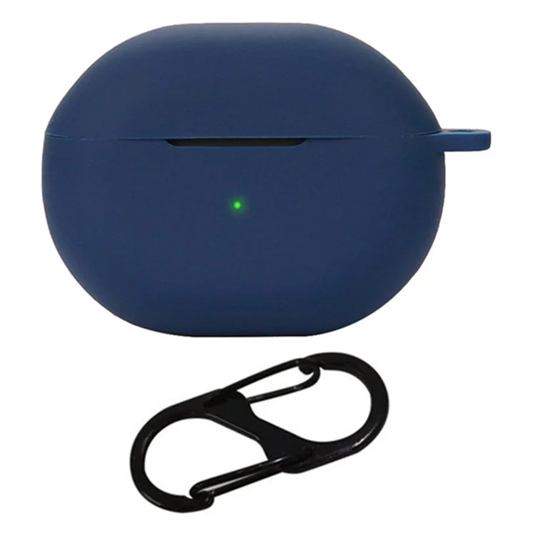 For SoundPEATS Air 4 Pro Silicone Case Cover Bluetooth Headset Sleeve with Buckle