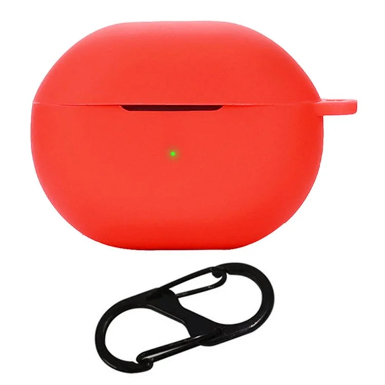 For SoundPEATS Air 4 Pro Silicone Case Cover Bluetooth Headset Sleeve with Buckle