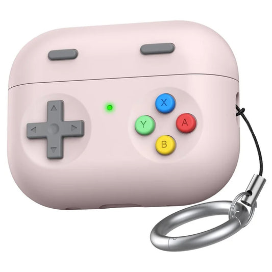 AHASTYLE PT-DD04 For Apple AirPods Pro 2 Game Console Design Split Silicone Protective Cover Earphone Case