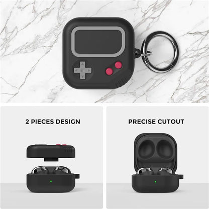 AHASTYLE PT-JY10 For Samsung Buds Live / Buds Pro / Buds 2 Silicone Case Game Controller Design 2-Piece Shockproof Cover
