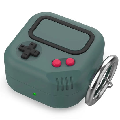 AHASTYLE PT-JY10 For Samsung Buds Live / Buds Pro / Buds 2 Silicone Case Game Controller Design 2-Piece Shockproof Cover