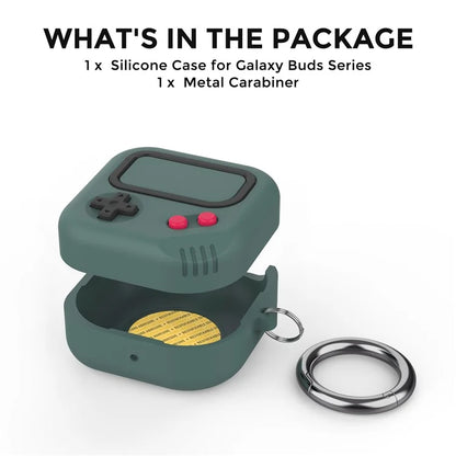 AHASTYLE PT-JY10 For Samsung Buds Live / Buds Pro / Buds 2 Silicone Case Game Controller Design 2-Piece Shockproof Cover