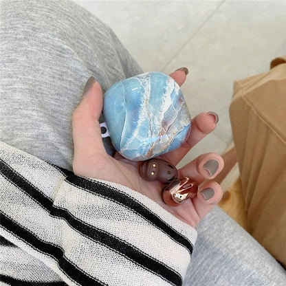 For Samsung Galaxy Buds FE / Buds2 Pro / Buds2 / Buds Live / Buds Pro Bluetooth Headphone Marble Pattern PC Protective Case