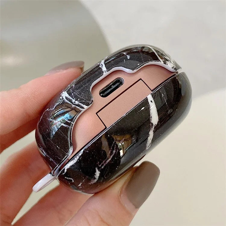 For Samsung Galaxy Buds FE / Buds2 Pro / Buds2 / Buds Live / Buds Pro Bluetooth Headphone Marble Pattern PC Protective Case
