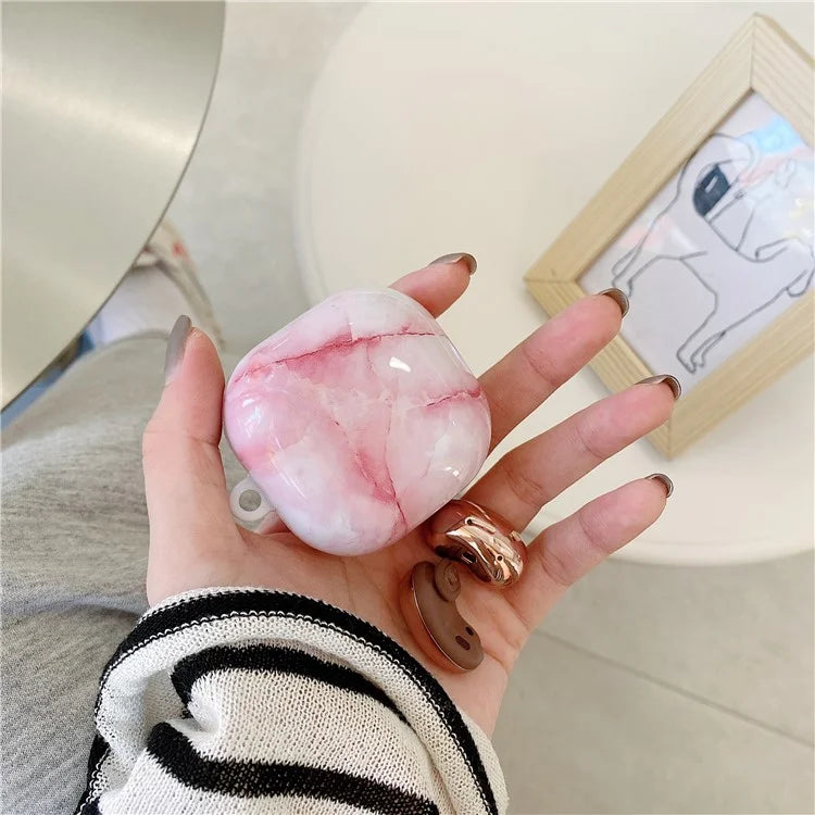 For Samsung Galaxy Buds FE / Buds2 Pro / Buds2 / Buds Live / Buds Pro Bluetooth Headphone Marble Pattern PC Protective Case