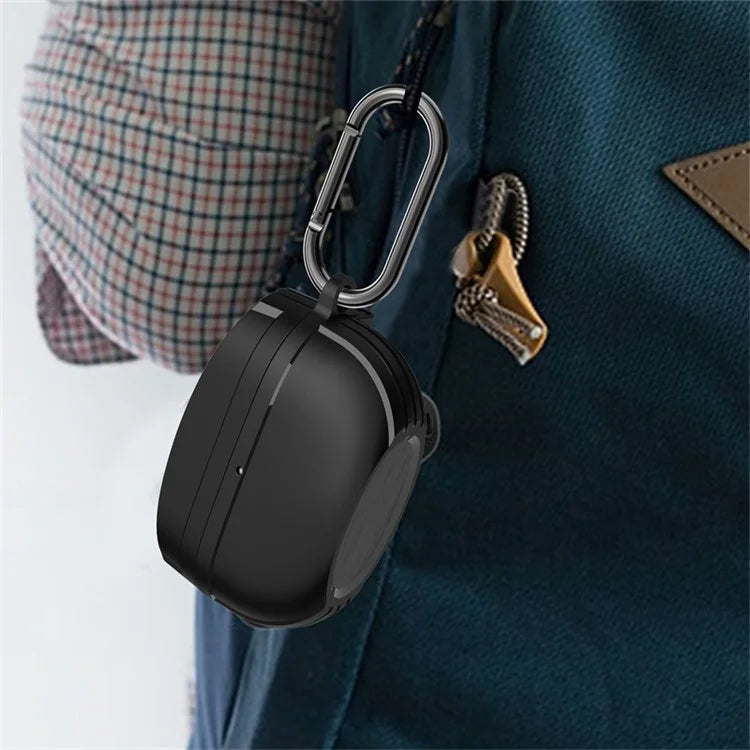 For Sony WF-1000XM5 Bluetooth Earphone TPU Cover Protective Case with Hanging Buckle