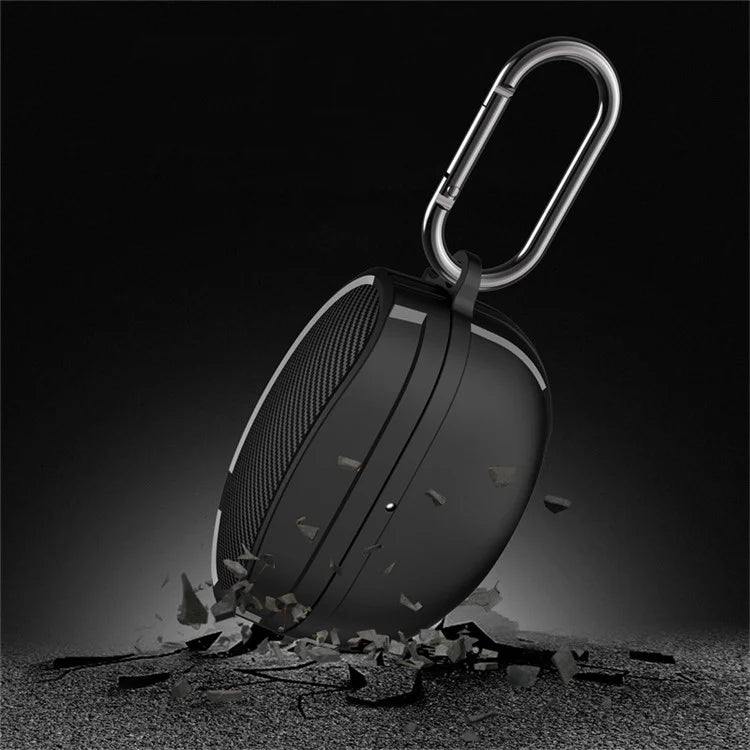For Sony WF-1000XM5 Bluetooth Earphone TPU Cover Protective Case with Hanging Buckle