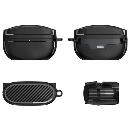 For Sony WF-1000XM5 Bluetooth Earphone TPU Cover Protective Case with Hanging Buckle