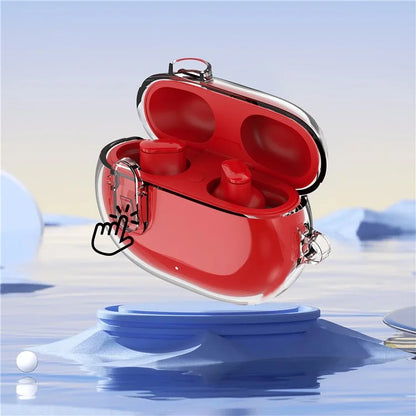 For Beats Studio Buds / Buds+ Clear Case TPU+PC Full-Body Protection Cover