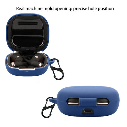 For EDIFIER Comfo Fit Silicone Case Bluetooth Headset Sleeve Flexible Earphone Cover with Buckle