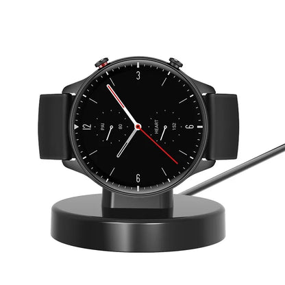 For Huami Amazfit Active / Active Edge / Bip 3 / 3 Pro USB Charging Stand with Cordless Mini Smart Watch Charger