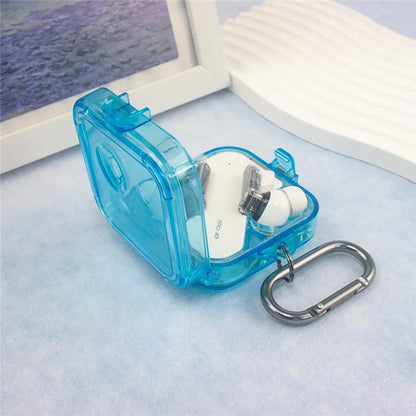 For Nothing Ear (2) Anti-Scratch PC Case Bluetooth Headset Sleeve Earphone Cover Blue