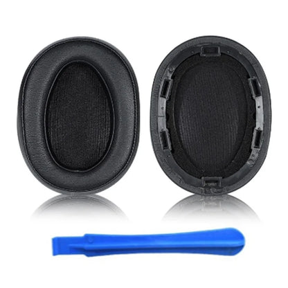 1 Pair For Sony MDR-100ABN / WH-H900N Headphone Ear Pads Protein Leather Cushions with Mini Crowbar