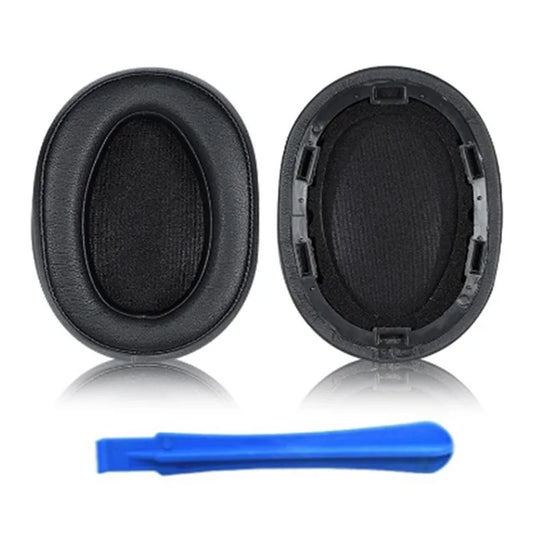 1 Pair For Sony MDR-100ABN / WH-H900N Headphone Ear Pads Protein Leather Cushions with Mini Crowbar