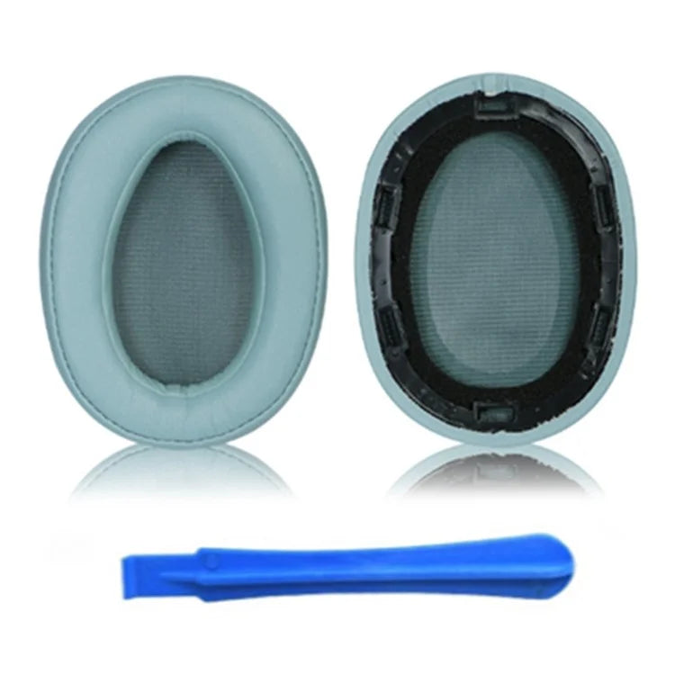 1 Pair For Sony MDR-100ABN / WH-H900N Headphone Ear Pads Protein Leather Cushions with Mini Crowbar