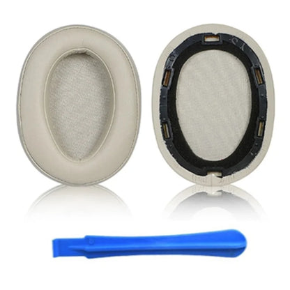 1 Pair For Sony MDR-100ABN / WH-H900N Headphone Ear Pads Protein Leather Cushions with Mini Crowbar