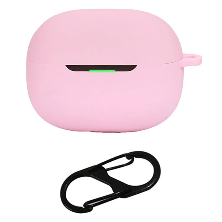 For Xiaomi Redmi Buds 5 Pro Silicone Case Bluetooth Headset Sleeve Earphone Cover with Buckle