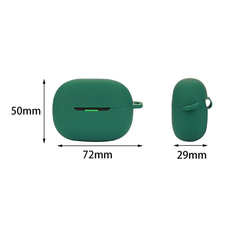 For Xiaomi Redmi Buds 5 Pro Silicone Case Bluetooth Headset Sleeve Earphone Cover with Buckle