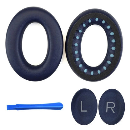 For BOSE QuietComfort 45 Protein Leather Headphone Ear Cushions with Mini Crowbar