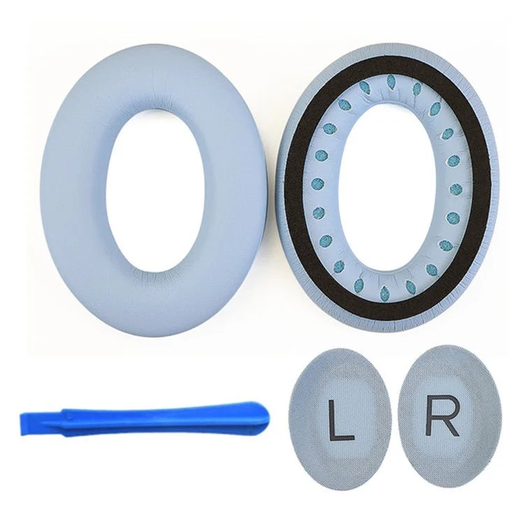 For BOSE QuietComfort 45 Protein Leather Headphone Ear Cushions with Mini Crowbar