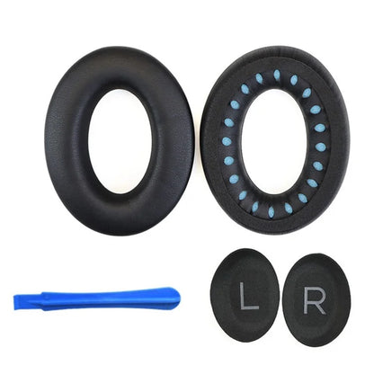 For BOSE QuietComfort 45 Protein Leather Headphone Ear Cushions with Mini Crowbar