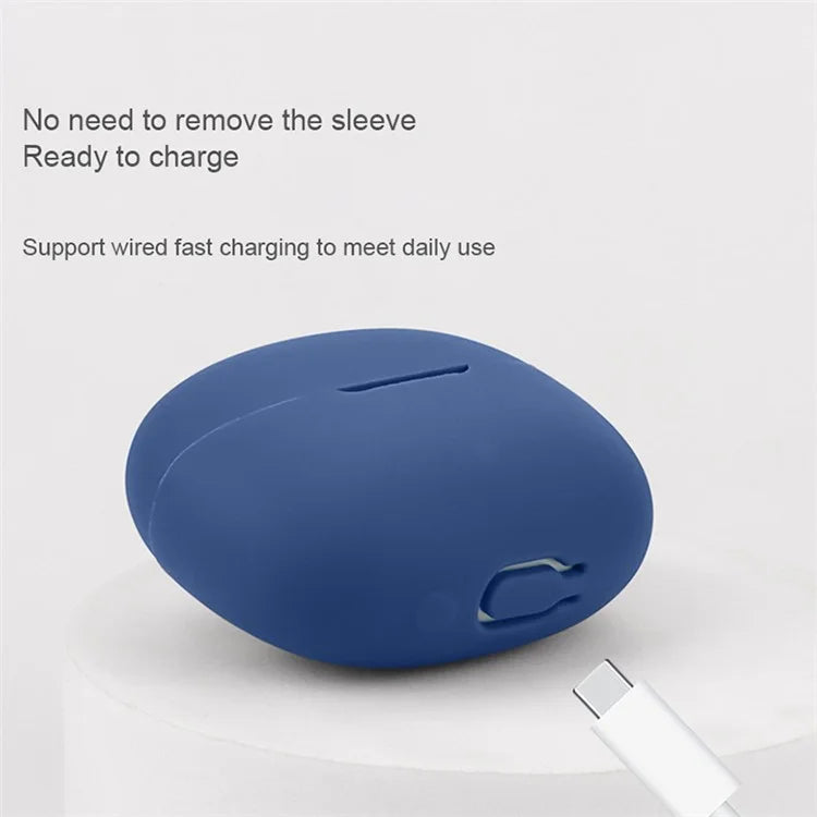 For EDIFIER X5 Pro Silicone Case Bluetooth Headset Sleeve Cover with Buckle