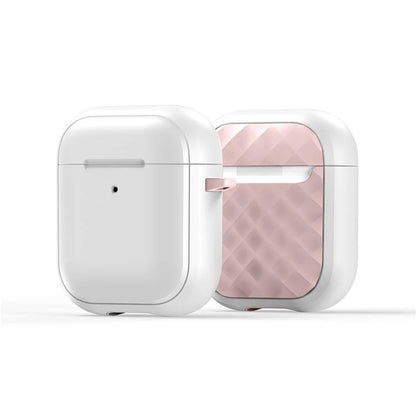 DUX DUCIS PECC Series for Apple AirPods with Charging Case (2016) / (2019) / AirPods with Wireless Charging Case (2019) Earbuds Cover+Pink