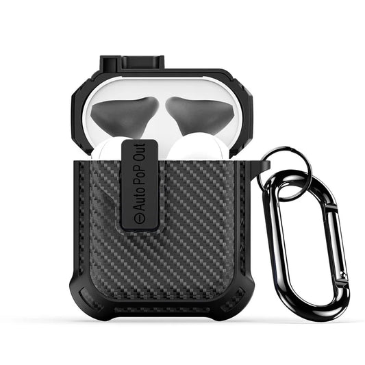 DUX DUCIS PECI Series for Apple AirPods with Charging Case (2016) / (2019) / AirPods with Wireless Charging Case (2019) Cover Woven Texture