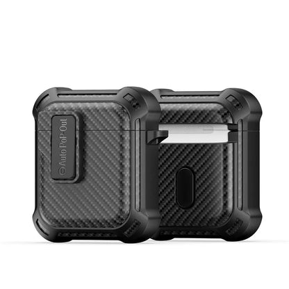 DUX DUCIS PECI Series for Apple AirPods with Charging Case (2016) / (2019) / AirPods with Wireless Charging Case (2019) Cover Woven Texture