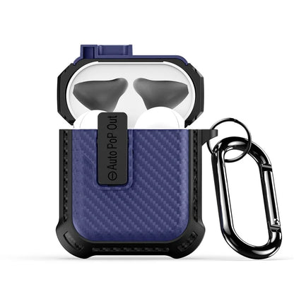 DUX DUCIS PECI Series for Apple AirPods with Charging Case (2016) / (2019) / AirPods with Wireless Charging Case (2019) Cover Woven Texture