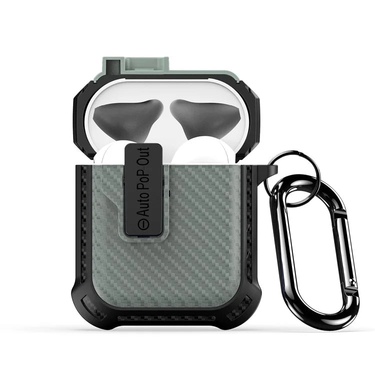 DUX DUCIS PECI Series for Apple AirPods with Charging Case (2016) / (2019) / AirPods with Wireless Charging Case (2019) Cover Woven Texture