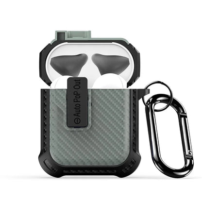 DUX DUCIS PECI Series for Apple AirPods with Charging Case (2016) / (2019) / AirPods with Wireless Charging Case (2019) Cover Woven Texture