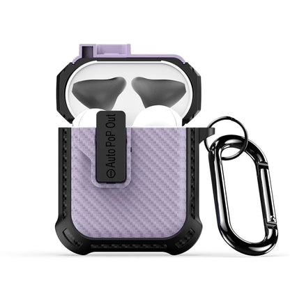DUX DUCIS PECI Series for Apple AirPods with Charging Case (2016) / (2019) / AirPods with Wireless Charging Case (2019) Cover Woven Texture