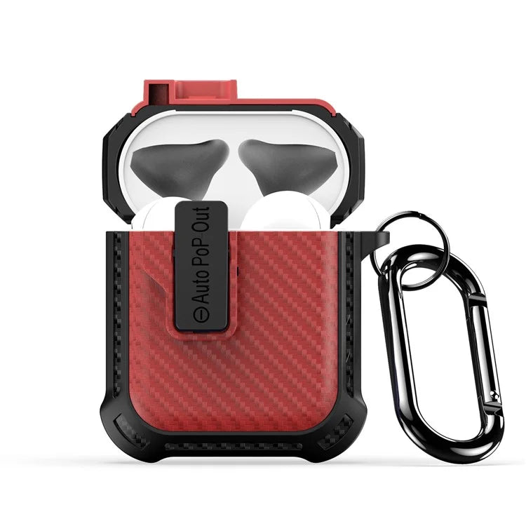 DUX DUCIS PECI Series for Apple AirPods with Charging Case (2016) / (2019) / AirPods with Wireless Charging Case (2019) Cover Woven Texture