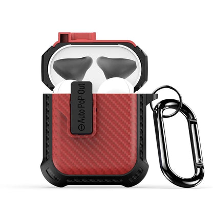 DUX DUCIS PECI Series for Apple AirPods with Charging Case (2016) / (2019) / AirPods with Wireless Charging Case (2019) Cover Woven Texture
