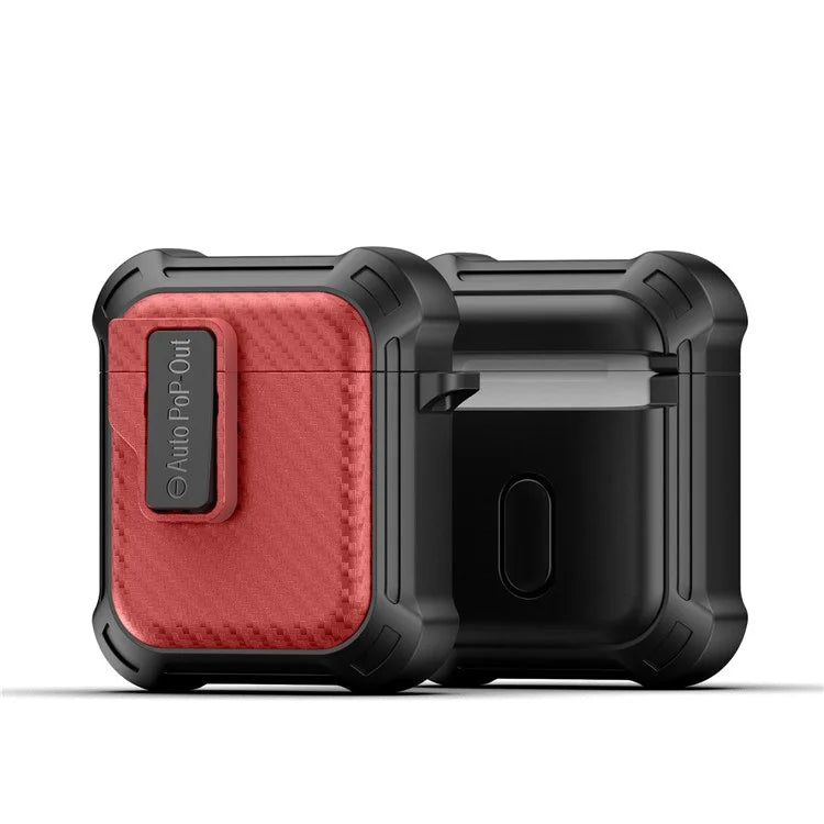 DUX DUCIS PECI Series for Apple AirPods with Charging Case (2016) / (2019) / AirPods with Wireless Charging Case (2019) Cover Woven Texture