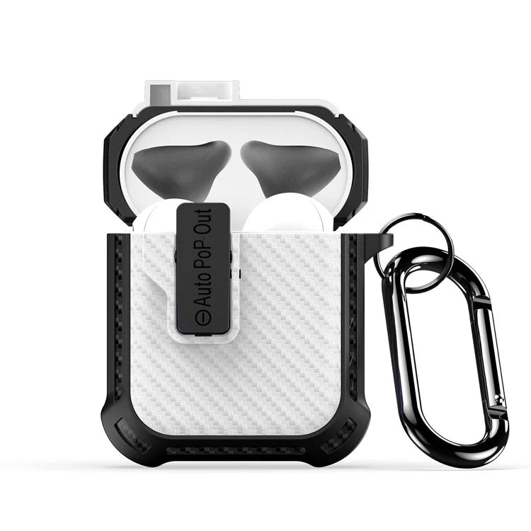 DUX DUCIS PECI Series for Apple AirPods with Charging Case (2016) / (2019) / AirPods with Wireless Charging Case (2019) Cover Woven Texture