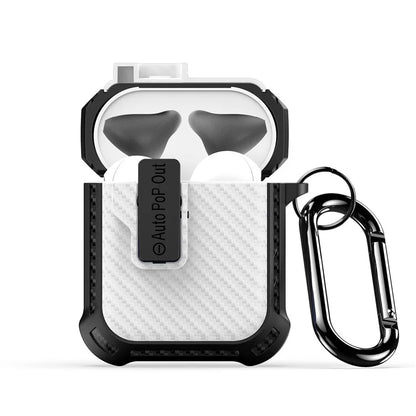 DUX DUCIS PECI Series for Apple AirPods with Charging Case (2016) / (2019) / AirPods with Wireless Charging Case (2019) Cover Woven Texture
