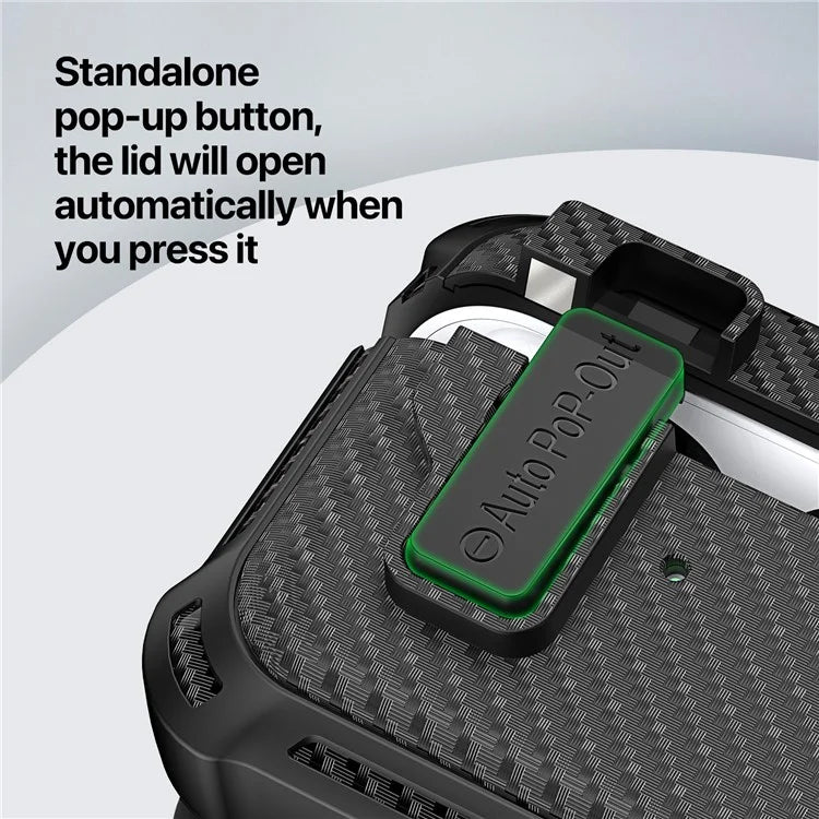 DUX DUCIS PECI Series for Apple AirPods with Charging Case (2016) / (2019) / AirPods with Wireless Charging Case (2019) Cover Woven Texture
