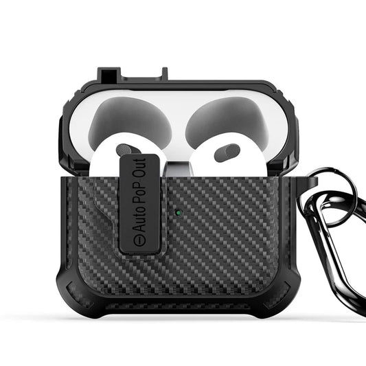 DUX DUCIS PECI Series For Apple AirPods 3 Portable Wireless Earphone Case Woven Texture Cover