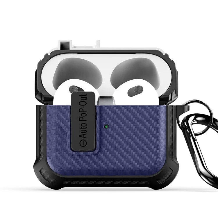 DUX DUCIS PECI Series For Apple AirPods 3 Portable Wireless Earphone Case Woven Texture Cover